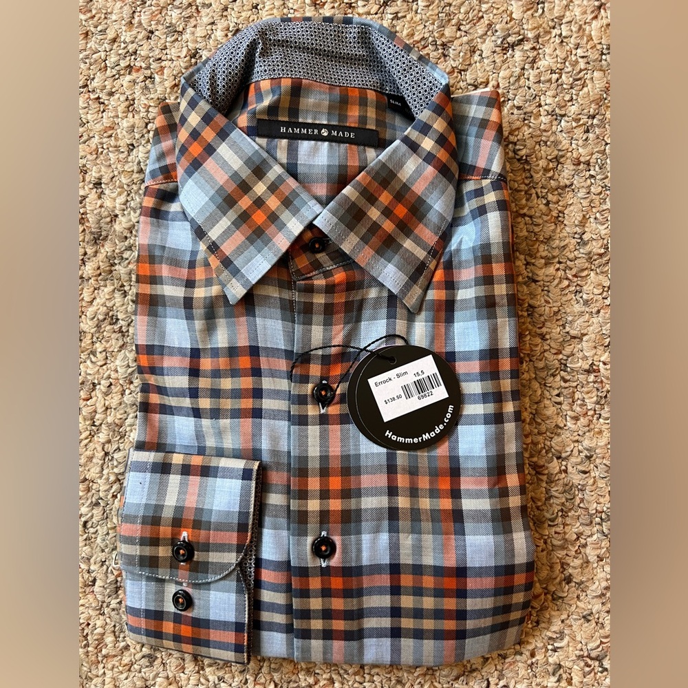 NWT Hammermade Errock Button Up - Slim Fit